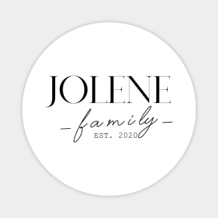 Jolene Family EST. 2020, Surname, Jolene Magnet